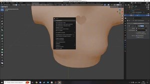 мои попытки создать одежду зепето (неудачно) ТОЛЬКО blender, дальше не дошла