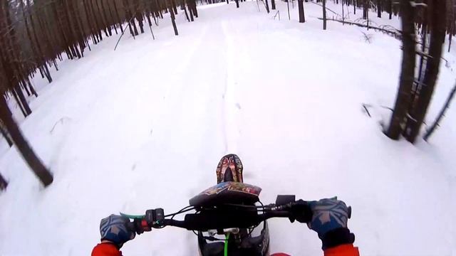 Зимняя катка на Kayo 125 смотреть онлайн