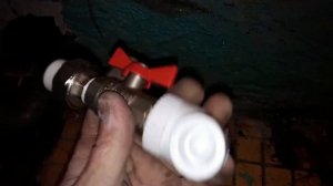 Полипропиленовый вентиль. Минусы. / Polypropylene tap. Minuses.