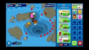 Bloons Adventure Time TD Gameplay #3 - Underwater Kingdom Level 1 (Android iOS)