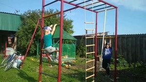 Детская спортивная площадка своими руками!