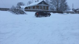 Hyundai tucson, туссан зимой по сугробам snow offroad