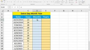 Day month year formula in excel | Date month year converter | date month year function in excel |