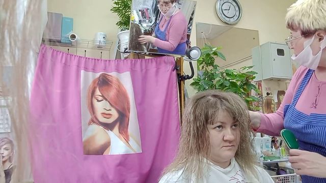 Расчесываем флисинг.Мелируем чёлку. смотреть онлайн