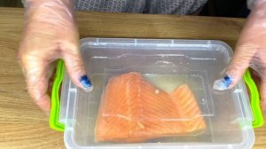Слабосоленый лосось. РЕЦЕПТ/LIGHT-SALTED SALMON