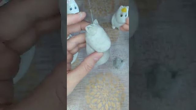 МК ёлочная игрушка Фрëкен Снорк. Папье-маше. 1 этап. смотреть онлайн