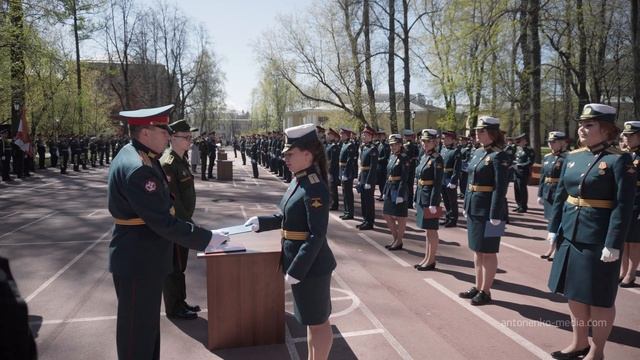 Выпускной ВМА 2020. Вручение дипломов в Военно-Медицинской Академии имени С. М. Кирова