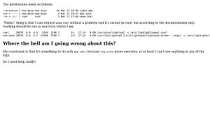 Unix & Linux: lighttpd2 and php under fast-cgi returns 403 "Permission denied"