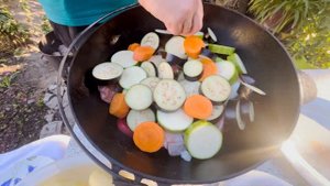 ХАШЛАМА в казане на костре. Очень простой и вкусный рецепт.