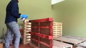 Бюджетная кровать из поддонов