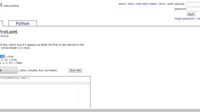 CodingBat Java Array-1 смотреть онлайн