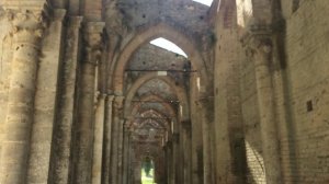 The real sword in the stone is in Tuscany! San Galgano abbey, Italy.