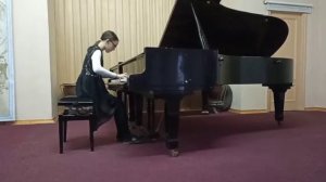 Г. Киркор. Пьеса-этюд. Соч. 15, No.12, c-moll. Исполняет Громова Ксения 11 лет.