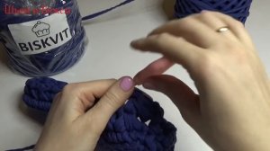 Простая вязаная сумка из трикотажной пряжи крючком. Видео мастер класс. Crochet bag of T-Shirt Yarn