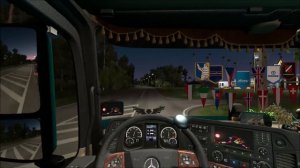 POV Driving Mercedes-Benz New Actros (GigaSpace)