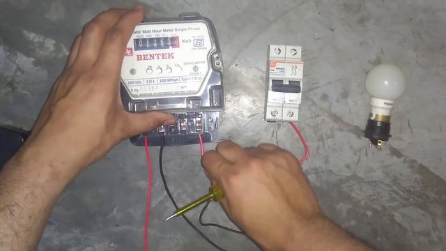 single phase meter wiring connection and diagram ! Energy meter ! submeter