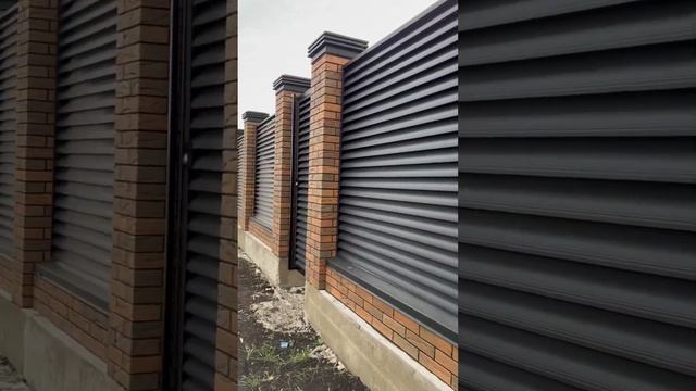 ✅ЗАБОР ЖАЛЮЗИ ЧЕРНЫЙ БАРХАТ #заборыподключ #заборжалюзи #забор #штакетник #евроштакетник #еврозабор смотреть онлайн