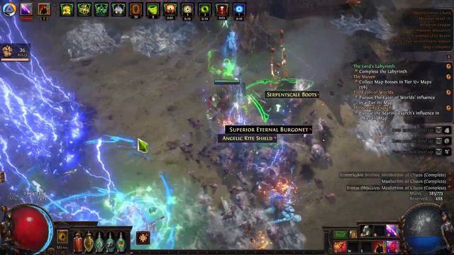 Легкая пробежка уник Т5 карты (не для знатоков) |Path of Exile|