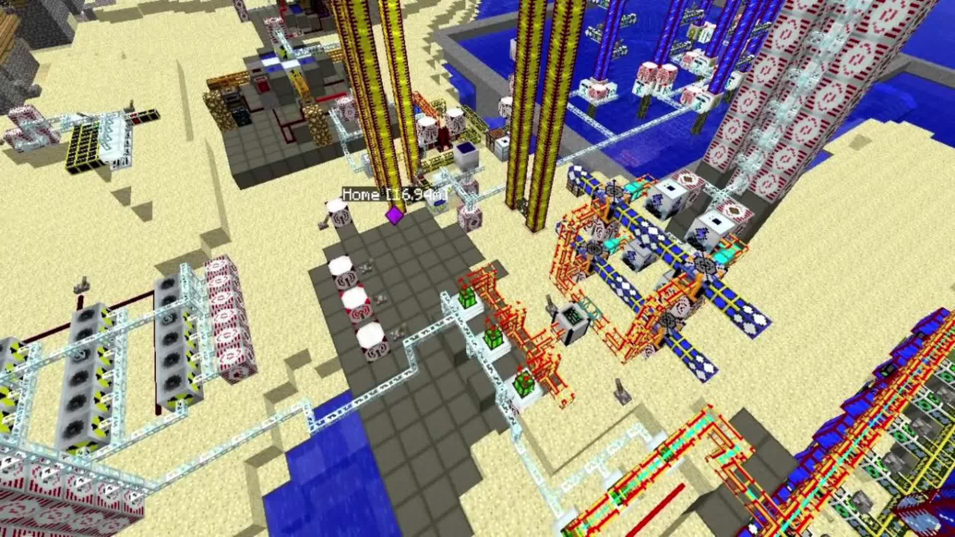 Minecraft на своей industrial сборке сложный мир