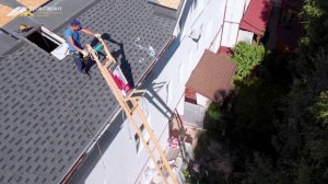 Реконструкция кровли из гибкой черепицы в г. Лобня