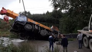 Поднимаем кран 50 тонн