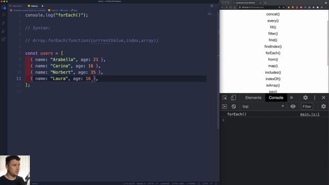 JavaScript forEach Method | Complete JS Array Methods Series
