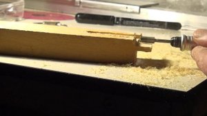 DREMEL - тест hand made фрезы по дереву