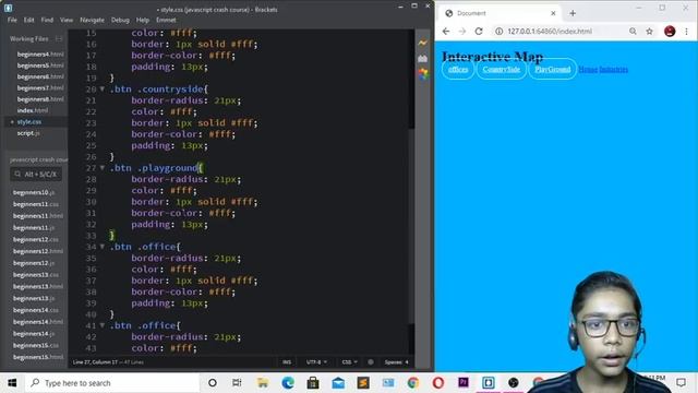 JAVASCRIPT Course Project Based Learning - Interactive Map Using Javascript