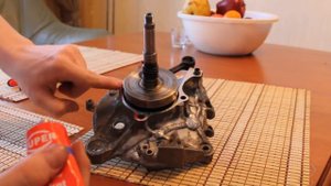 Запрессовка подшипников и коленвала