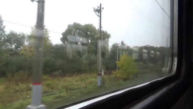 Поездка на электропоезде ЭД4М-0304 Курский вокзал-Электросталь
