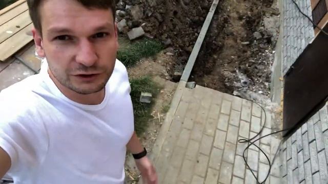 Подготовка под брусчатку, сарайчик и клумба смотреть онлайн