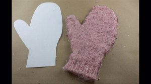 Варежки из старого свитера