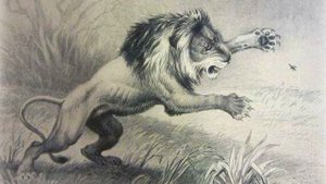 Лев и Комар | И. А. Крылов