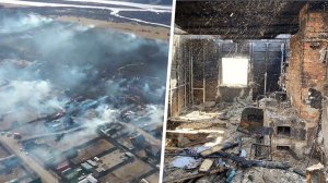 В Бурятии сгорело село. Сжигание травы вызвало пожар, который начал уничтожать дома