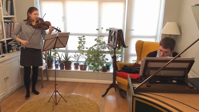 Hesperi at Home: Bach Sonata for Violin and Continuo BWV 1021 смотреть онлайн