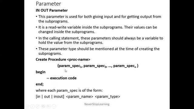 Stored Procedure and Function in SQL Part 1 (DBMS)