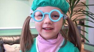 ДОКТОР ПОЛИНА! Играем в Доктора Лечим Ангину DOCTOR POLINA PLAY DOCTOR PRETEND PLAY