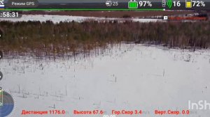 Полет на квадрокоптере sjrc f22s 4k pro зимой в минус 15