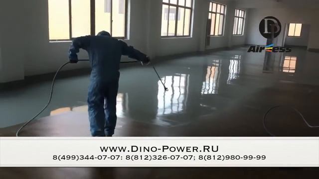 ★ Окрасочный аппарат (агрегат) расыления шпаклёвки, огнезащиты. Безвоздушное оборудование DP-6335 смотреть онлайн