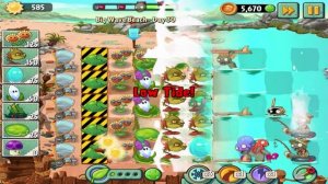 Plants vs Zombies 2: Big Wave Beach - Day 30 Walkthrough