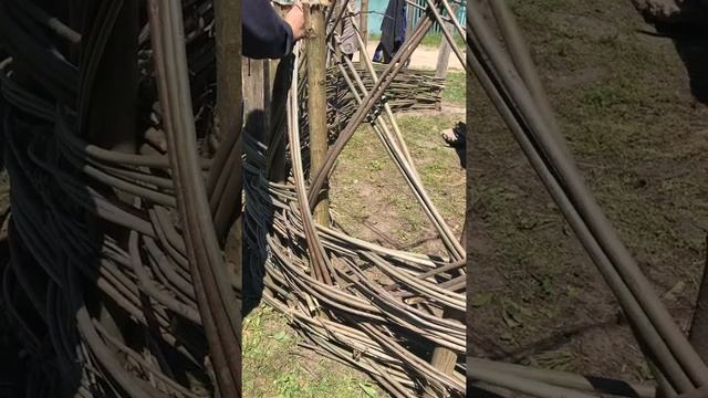 Плетёный забор . С. Дибынци . НКО Heritage . Громада «Спадок» смотреть онлайн