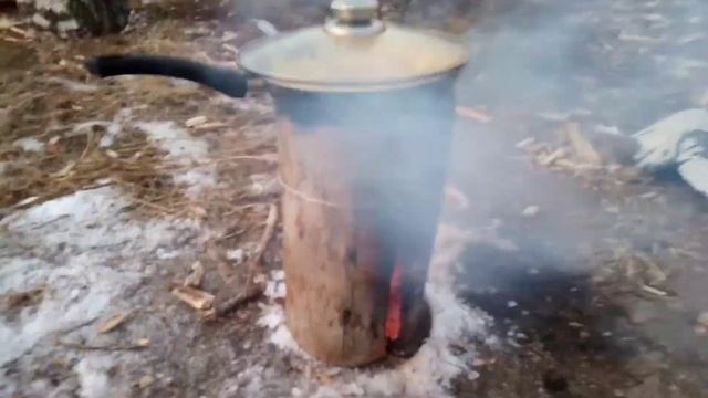 Финская свеча для приготовлении пиши в полевых условиях. смотреть онлайн