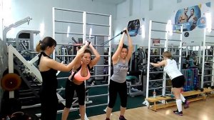 Анна Янскен "круговая тренировка по станциям" ,Фитнес-Клуб"Академия"