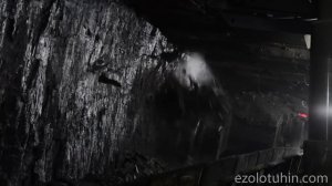 Самый мощный шахтный комбайн в работе