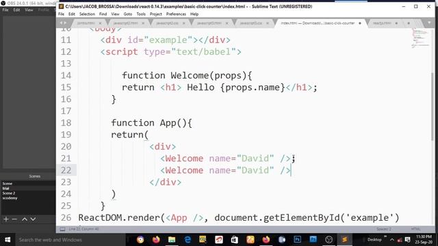 React PropsTutorial смотреть онлайн