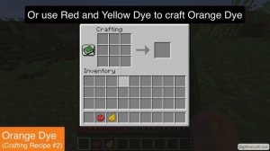 How to craft EVERY dye in Minecraft (EVERY RECIPE)