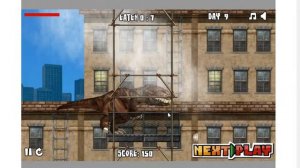 Прохождения игры Динозавр Рекс в  Нью Йорке.