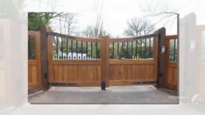 Дизайн распашных ворот