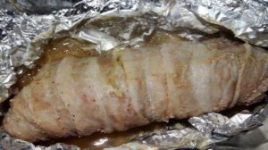 Свиная вырезка запеченная