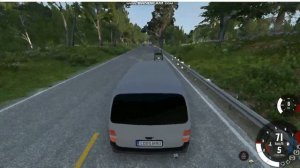 BeamNG.Drive driving with Hyundai H100 2.5 Diesel